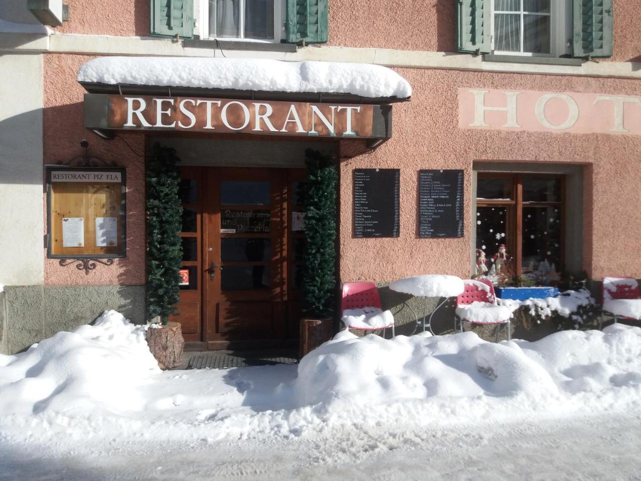 Hotel Piz Ela Bergun Davos Exterior photo